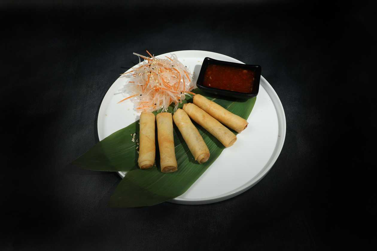 Спринг-роллы с креветками