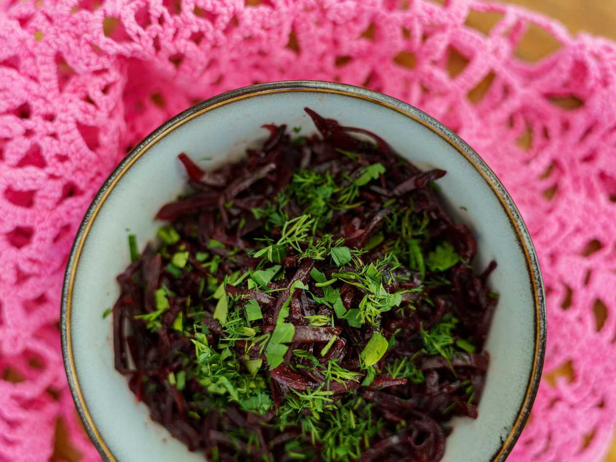 Beetroot with Korean spices