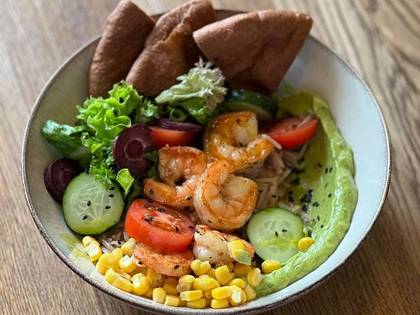 Боул з креветками