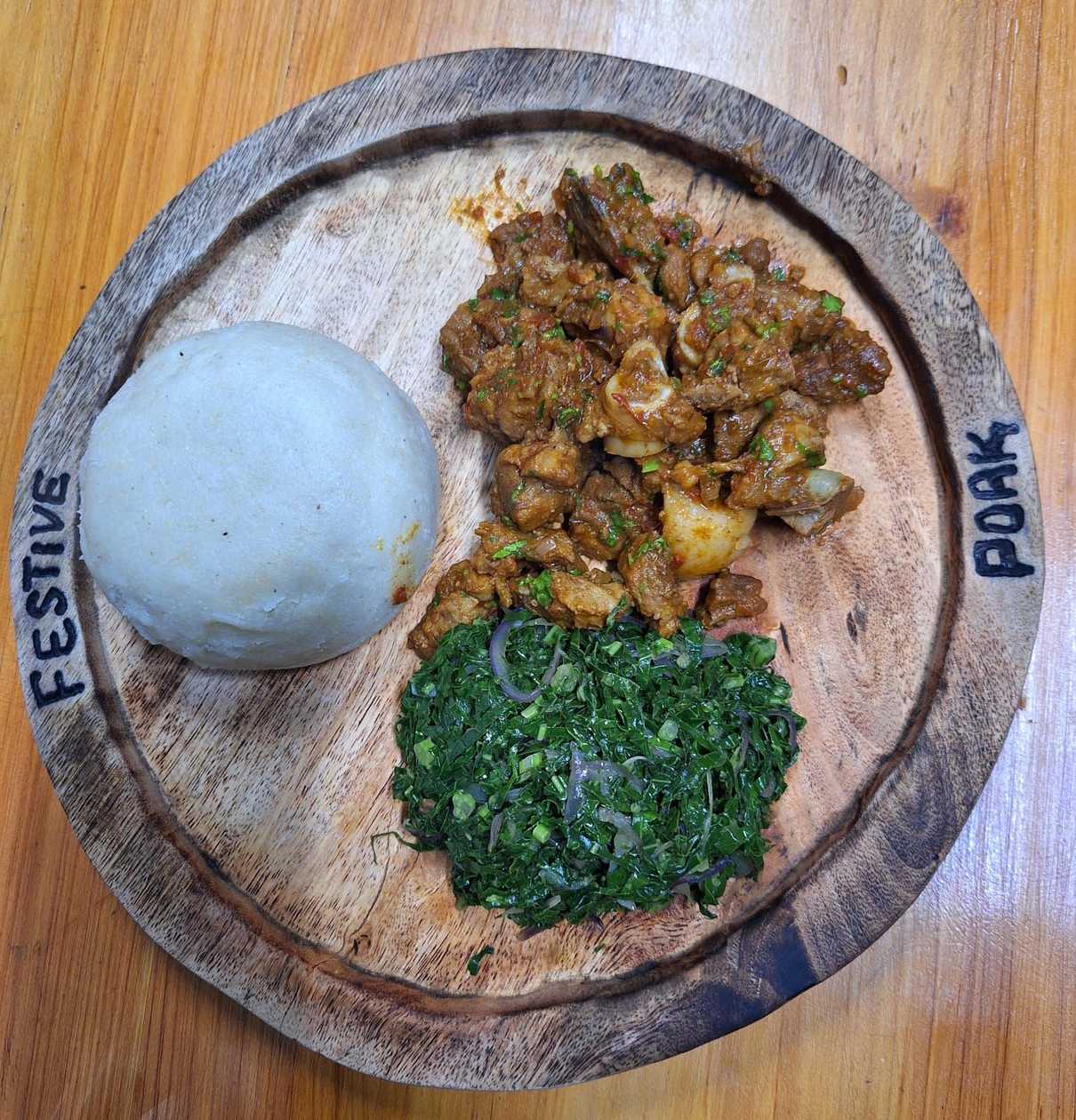 Quarter Pork Ugali