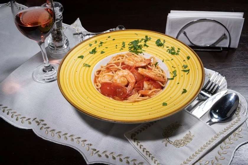 Spaghete cu creveți