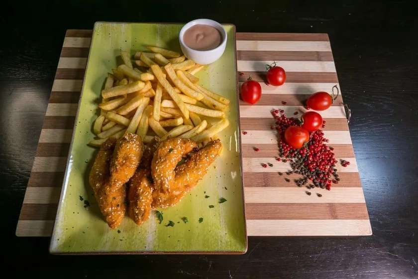 Crochete de pui în susan