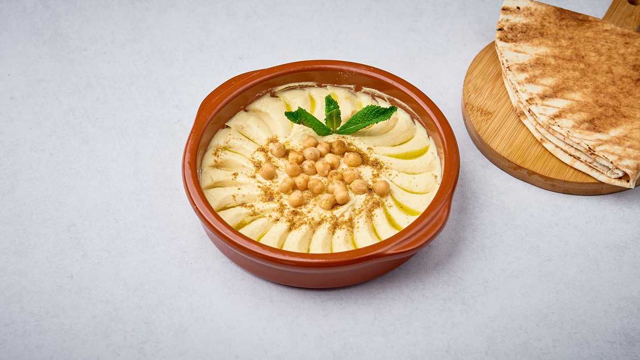 Hummus Klasyczny z Grillowaną Pitą