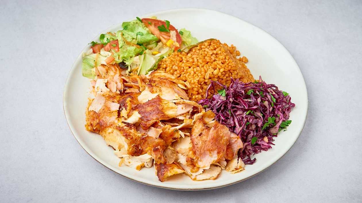 Talerz Kebab z Kurczaka