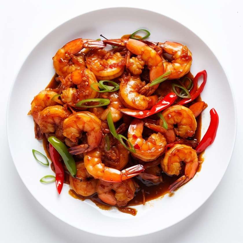Chilli Garlic Prawns (Chef´s Speciality)