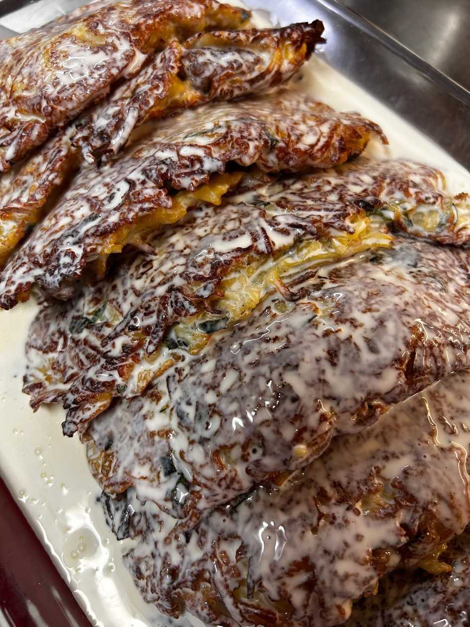 Pork in potato fur