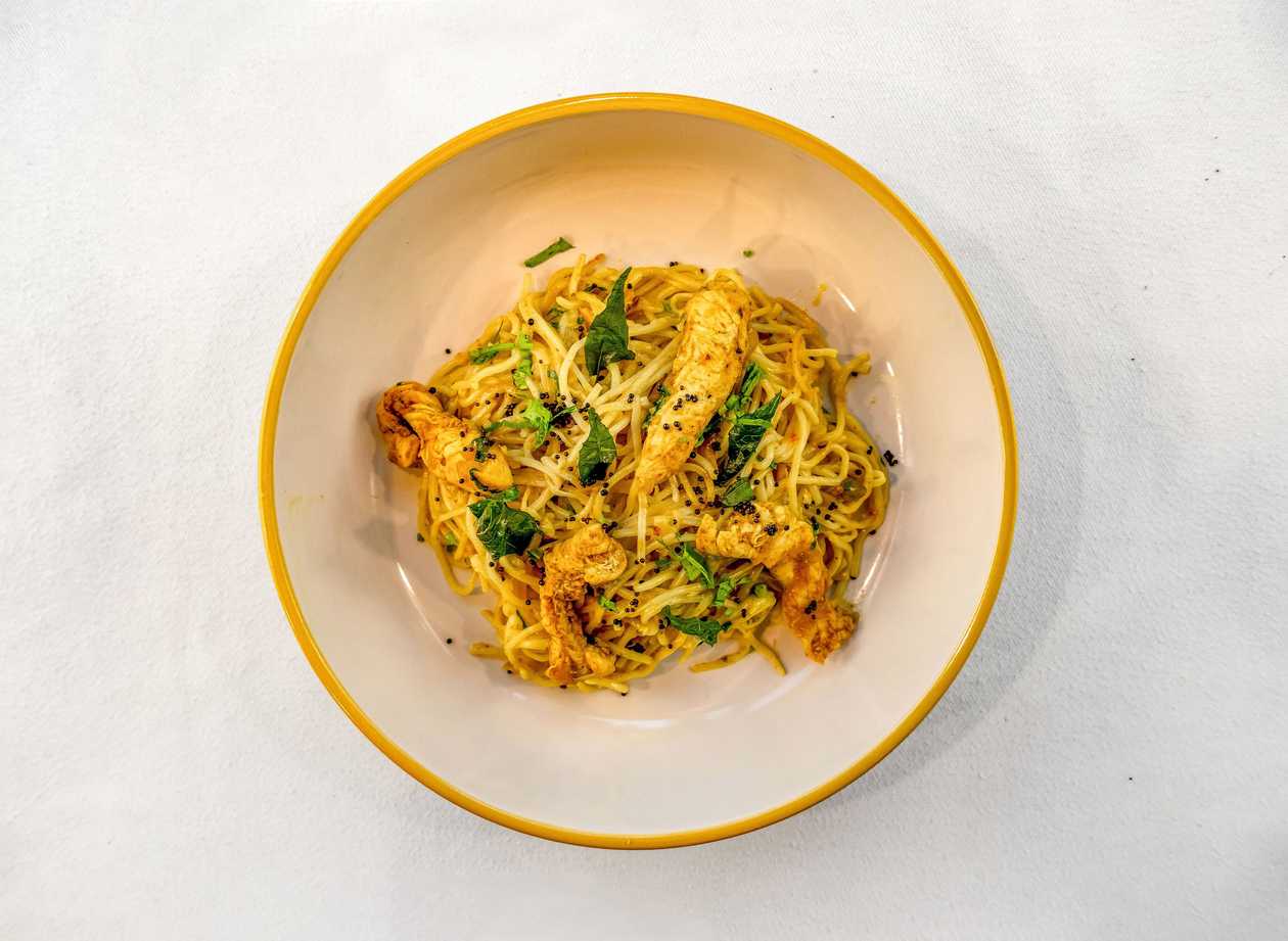 Chicken noodles