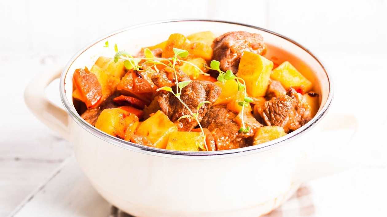 Pork Stew "Homestyle" and Soup or Dessert