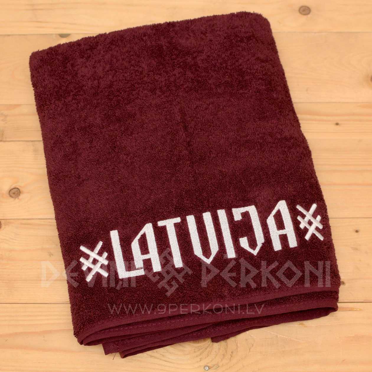 Latvia. Large terry towel
