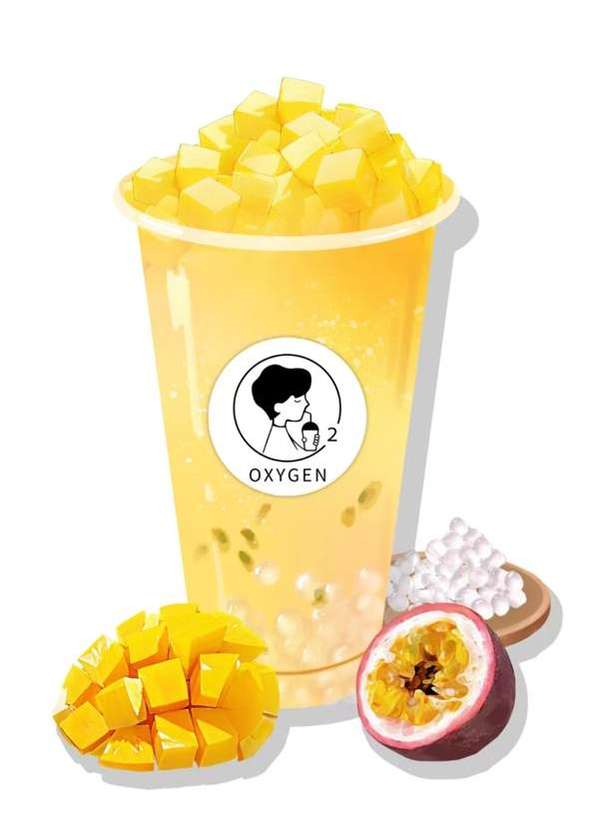 Passionfruit Mango Crystal Tea 清爽百香芒