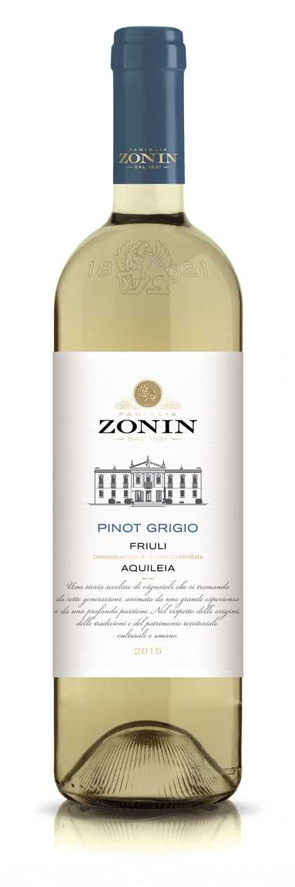 Zonin Pinot Grigio DOC 12% 0,75L