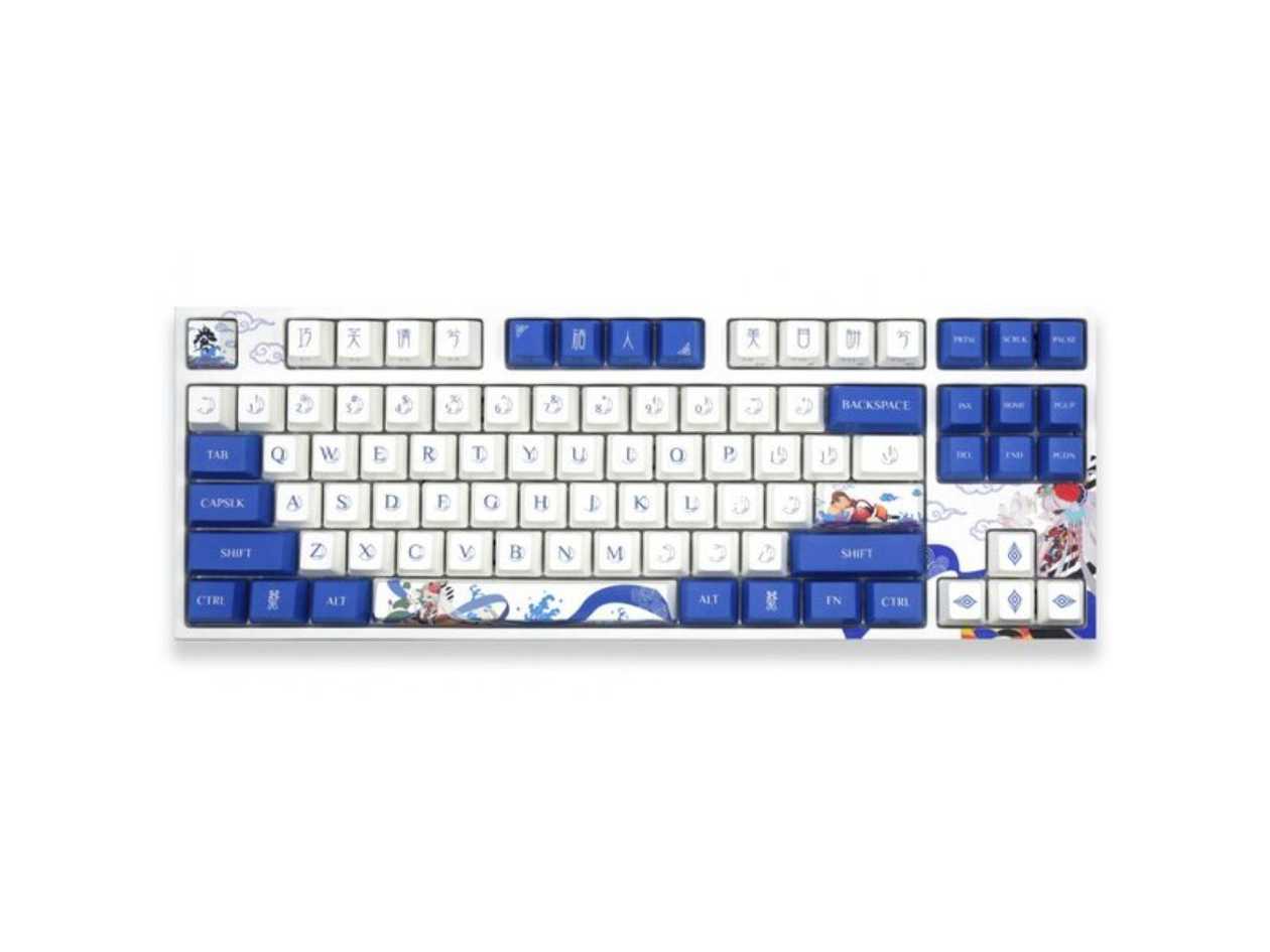 Varmilo Keyboard VA87M Lovebirds-I, Cherry MX Blue,EU (11677)