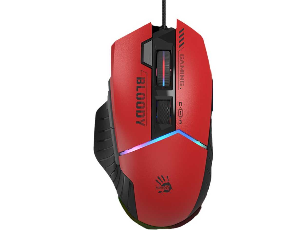 A4tech Bloody W95 Max Sports RGB Gaming Mouse Sports Red 13040  (12591)