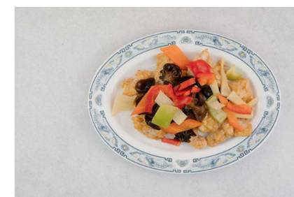 WM43 Ryba s bambusovými výhonkami a hubami