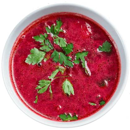 Borscht with Garlic Bread (250g)