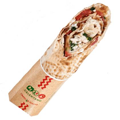 Pizza Roll with Chicken, Spinach, Feta and Tomatoes (250/30)