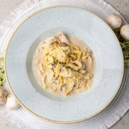 Pasta Pollo Funghi