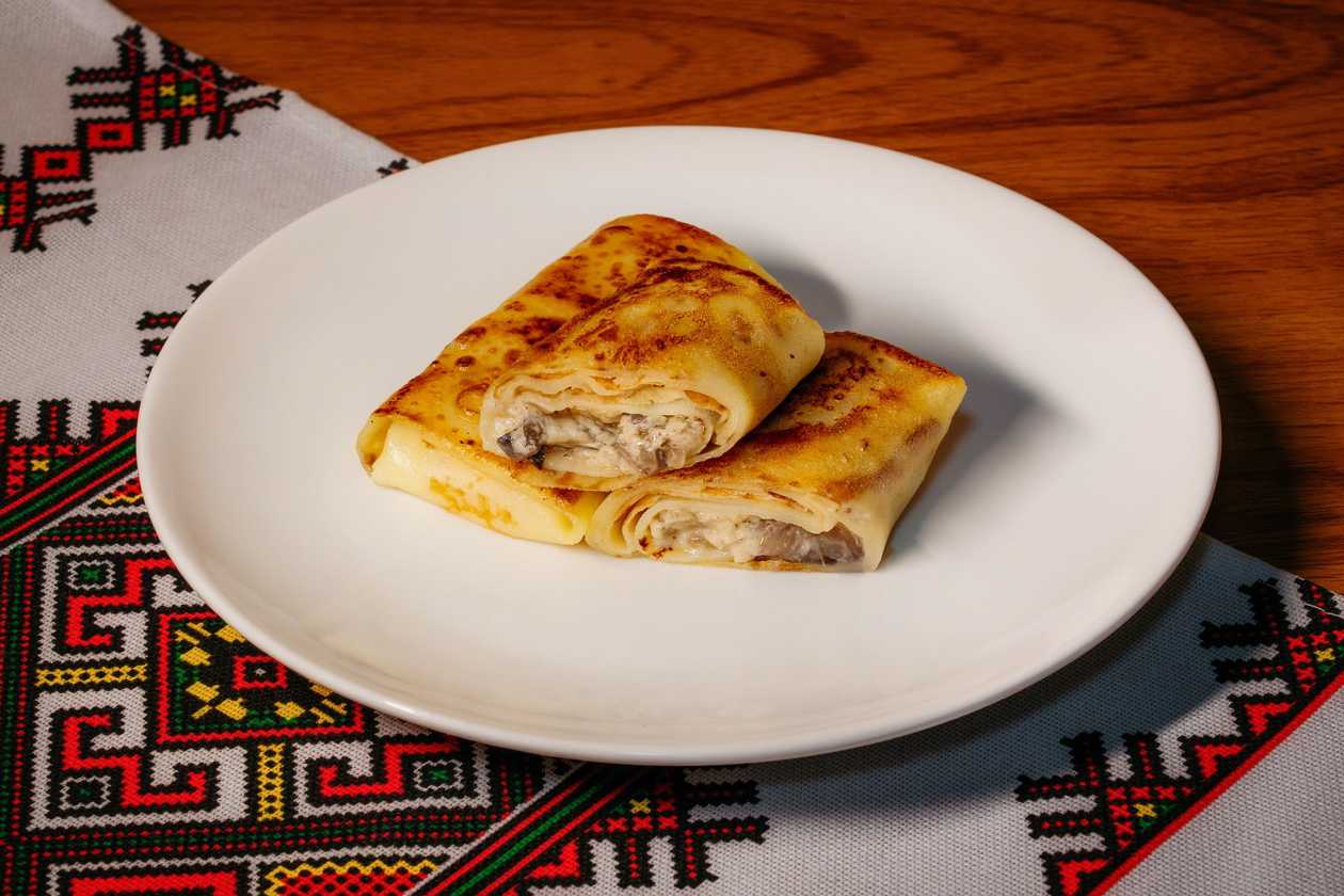 Pancakes With mushrooms