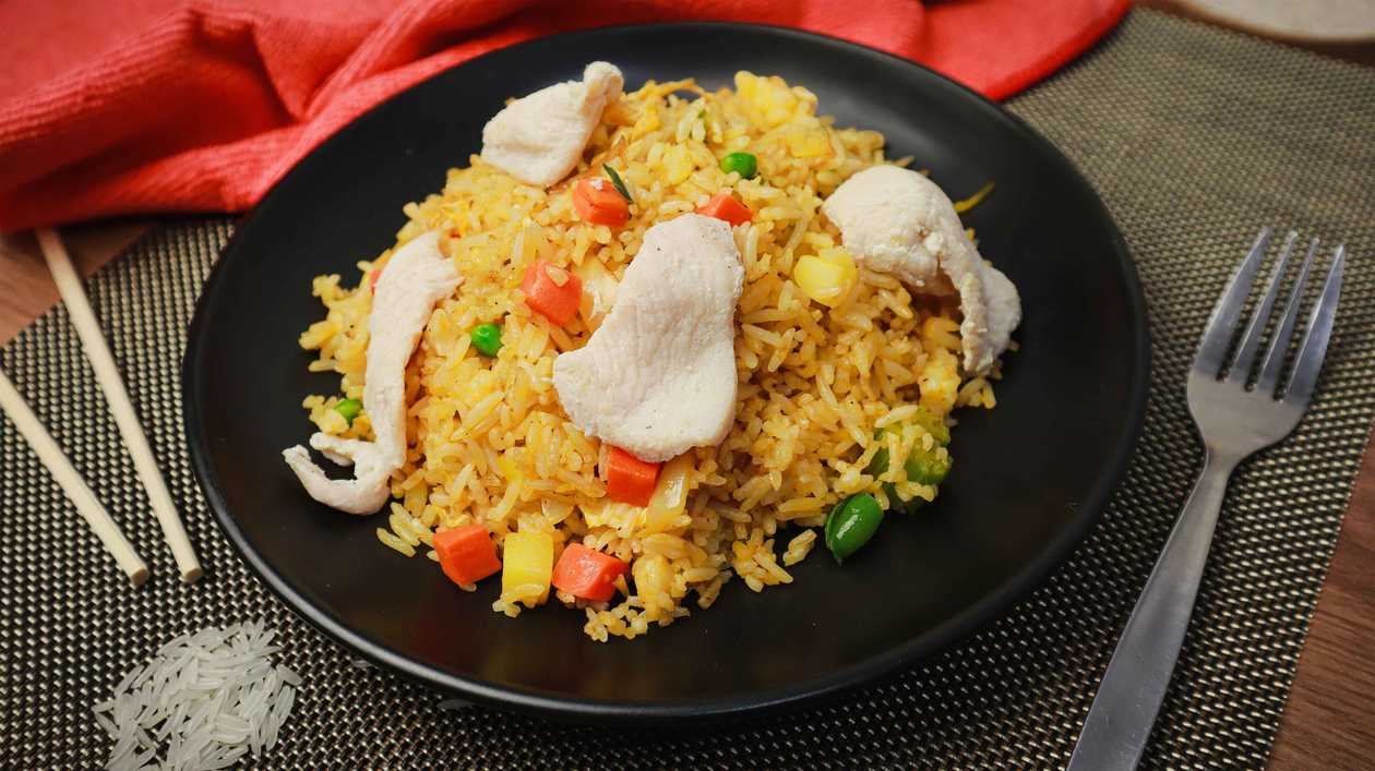 Rice with chicken