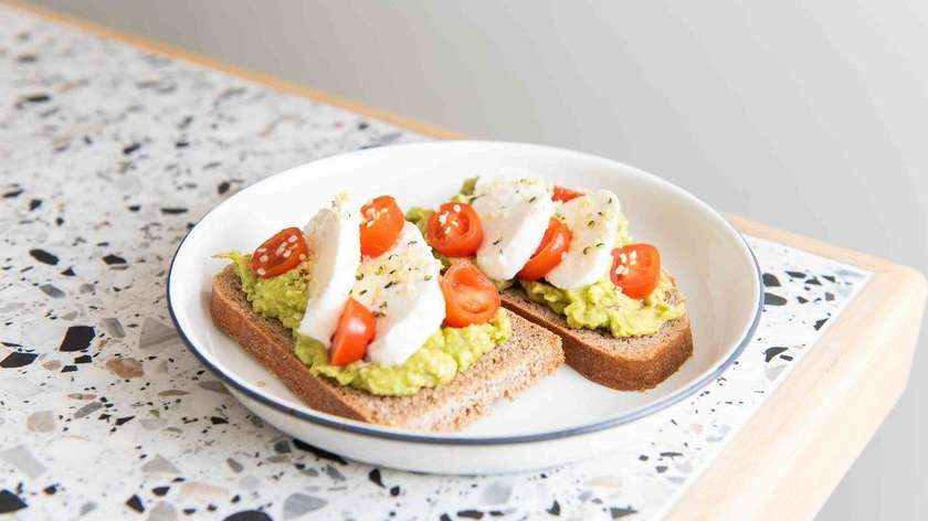 Avo Mozzarella Open Toastie