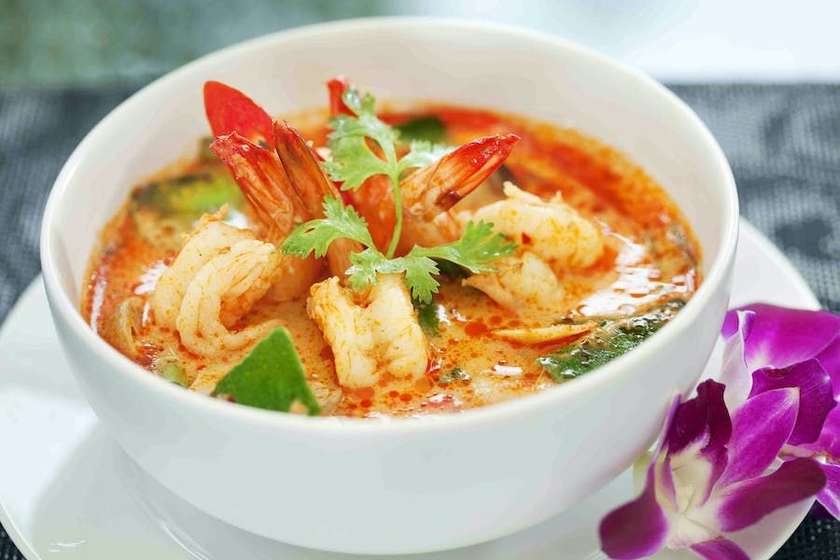Krevetový Tom Yum Polévka