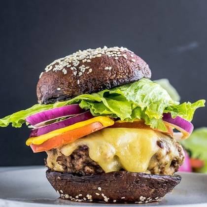 Porto Bella Mushroom Burger