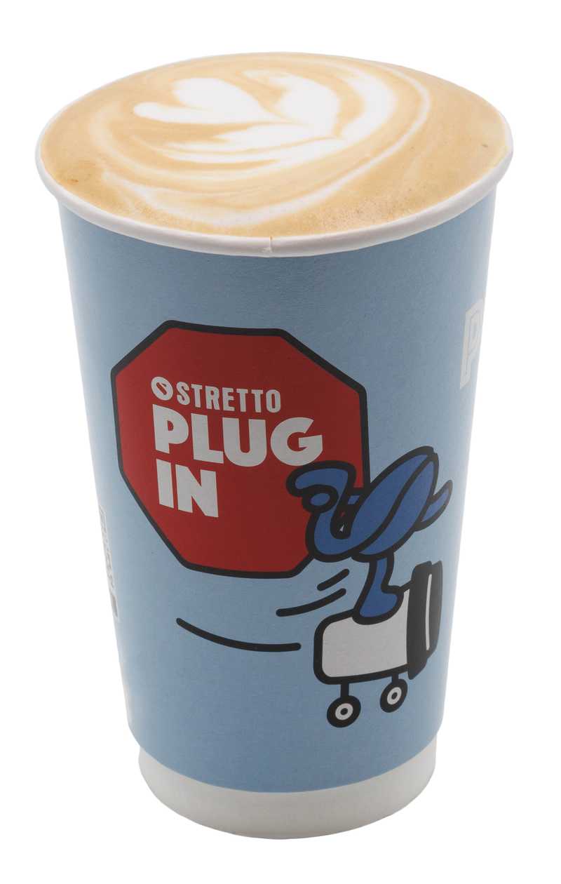 Combo caffee latte XLarge + prăjitură