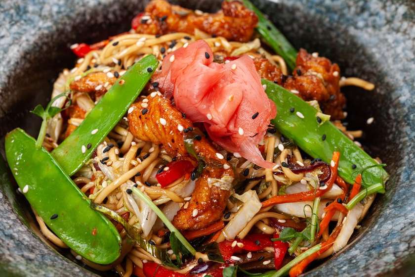Wok Noodles with Chicken