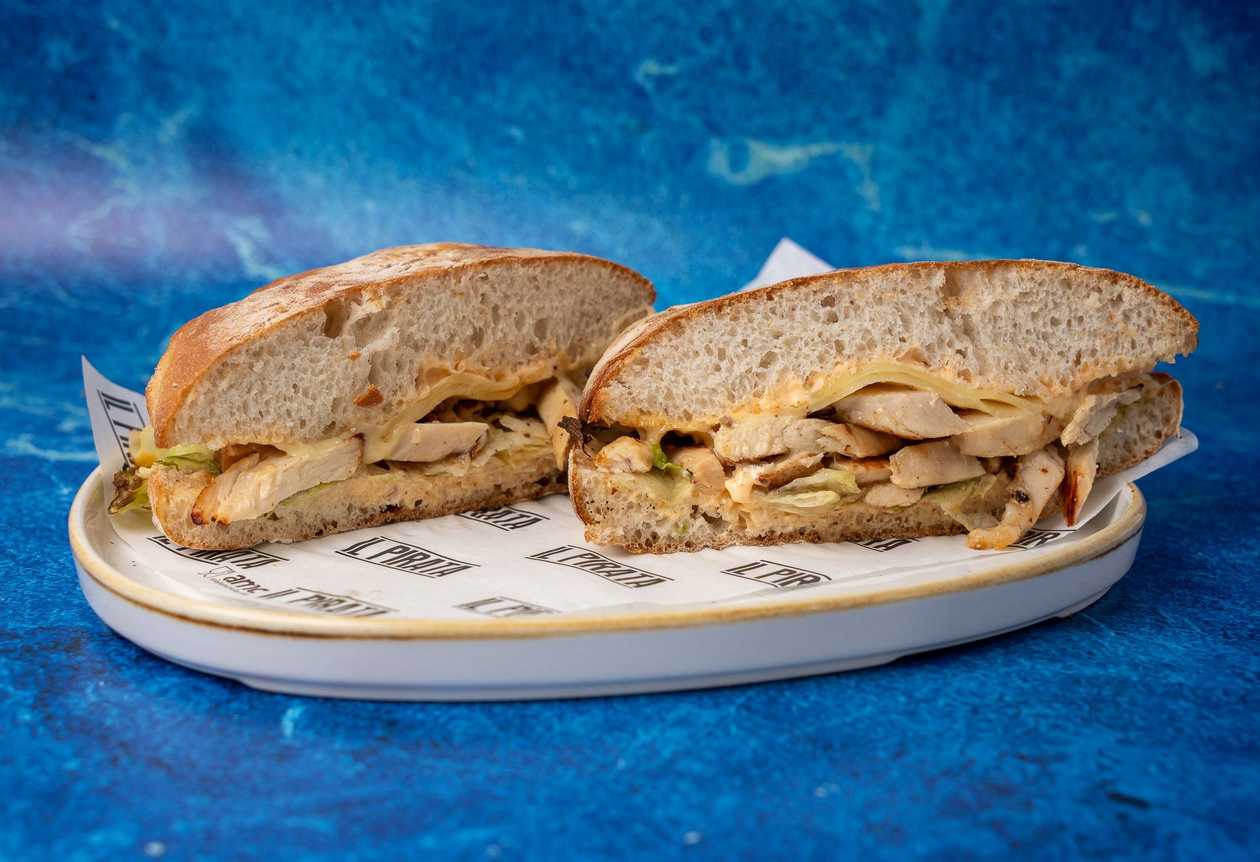Chicken, Bacon & Cheese Ftira