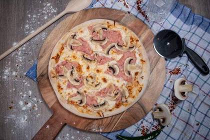 Pizza prosciutto e fungi 50cm