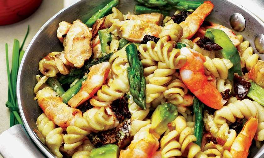Fusilli with Seafood