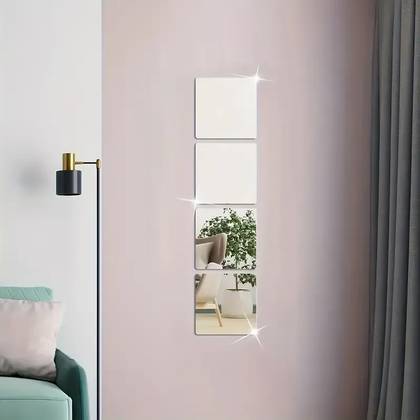 Mirror Wall Stickers – 4pcs