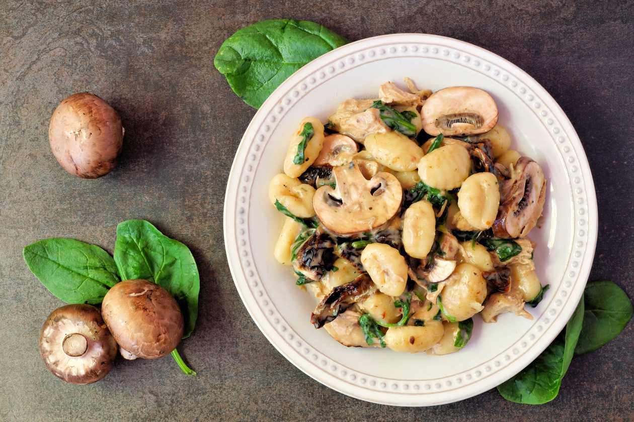 Gnocchi al funghi