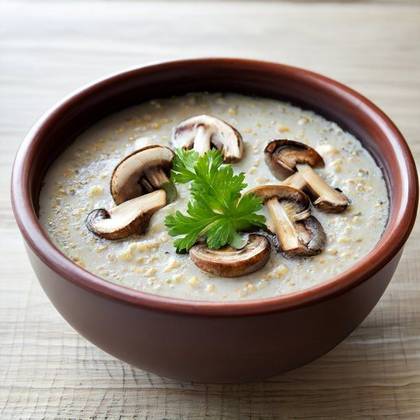 Mushroom sauce with chanterelles