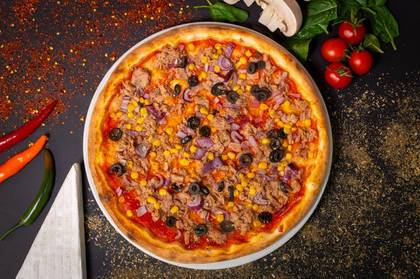 Pizza tonno e cipolla