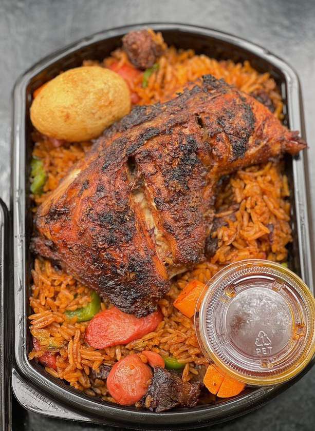 Assorted Jollof with Chicken