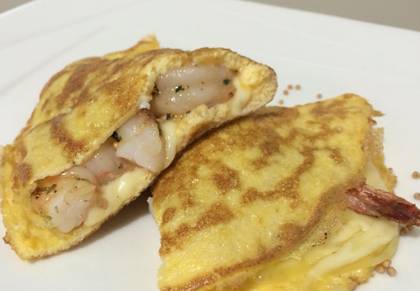 Omolete de Camarão