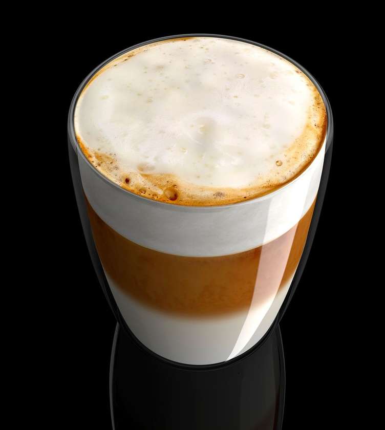 Invincible double cappuccino with topping