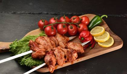 Chicken wings shashlik