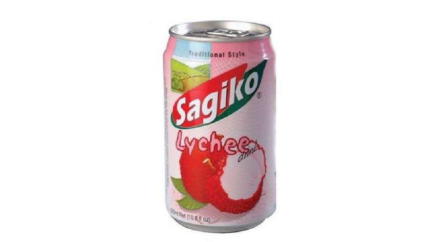 Sok azjatycki Lychee z nasionami bazylii tajskiej