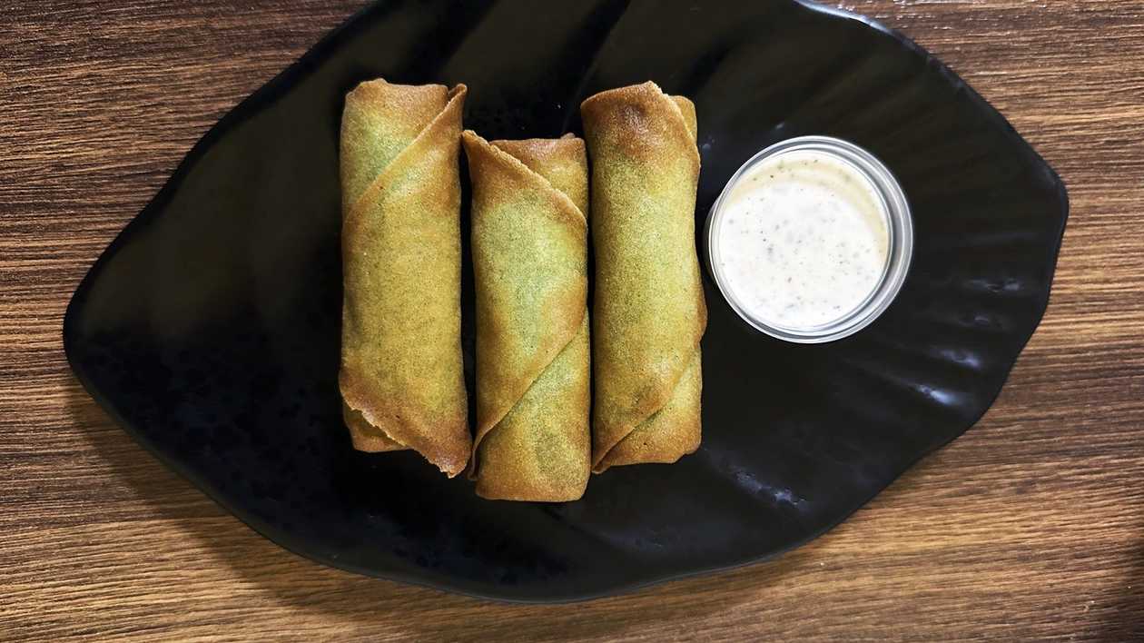 Spring rolls with soya beans 3 pcs.