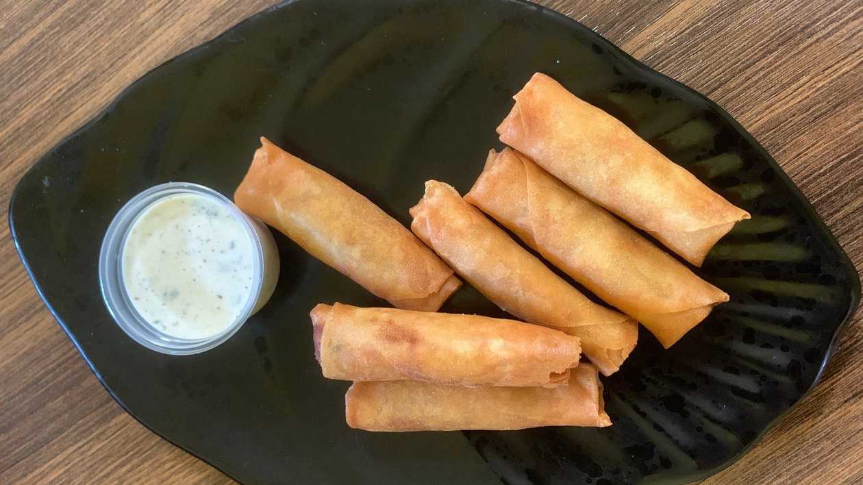 Vegetarian spring rolls 6 pcs. (mini)