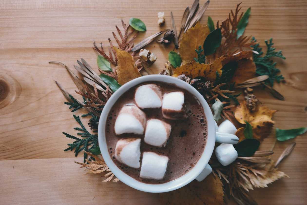 Invincible hot chocolate with marshmallows