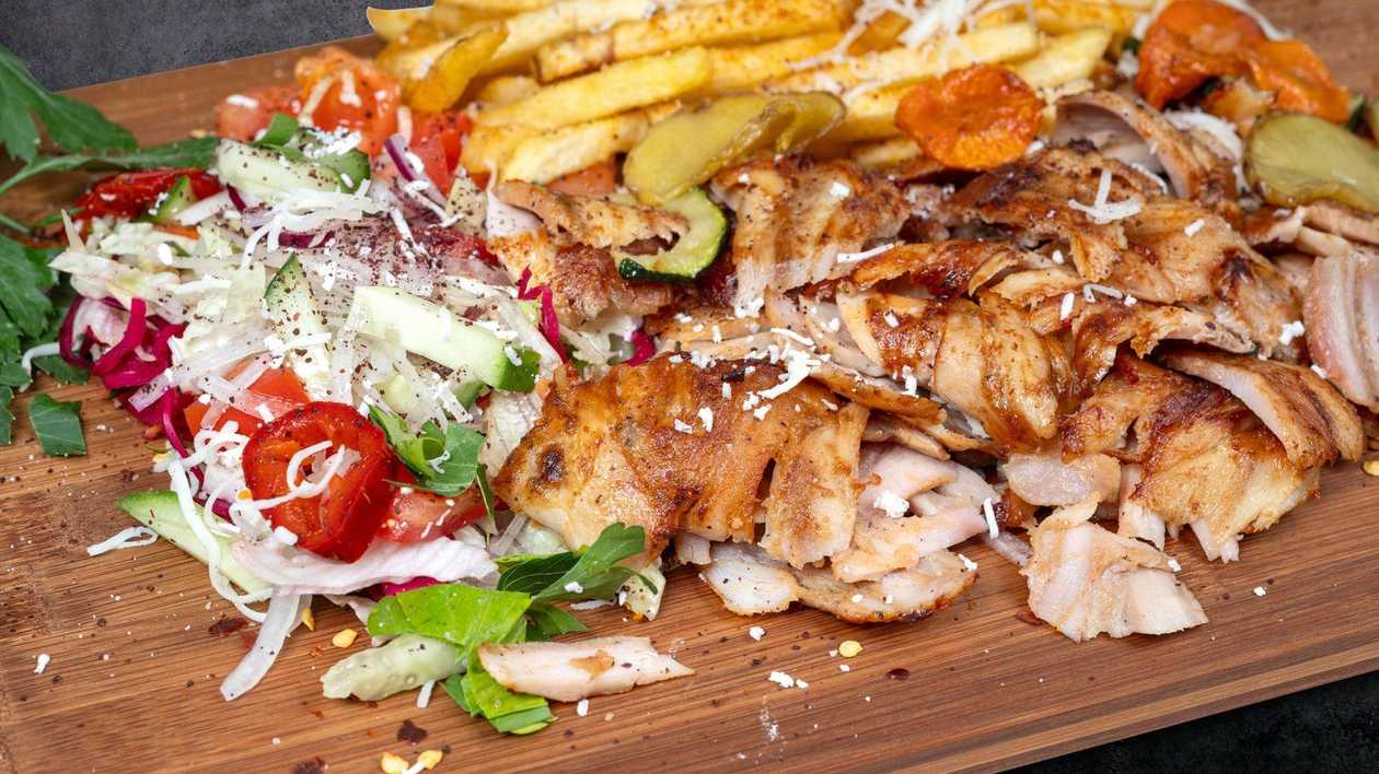 Донер-тарелка с курицей