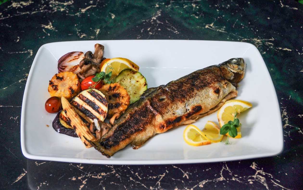 Grilled trout