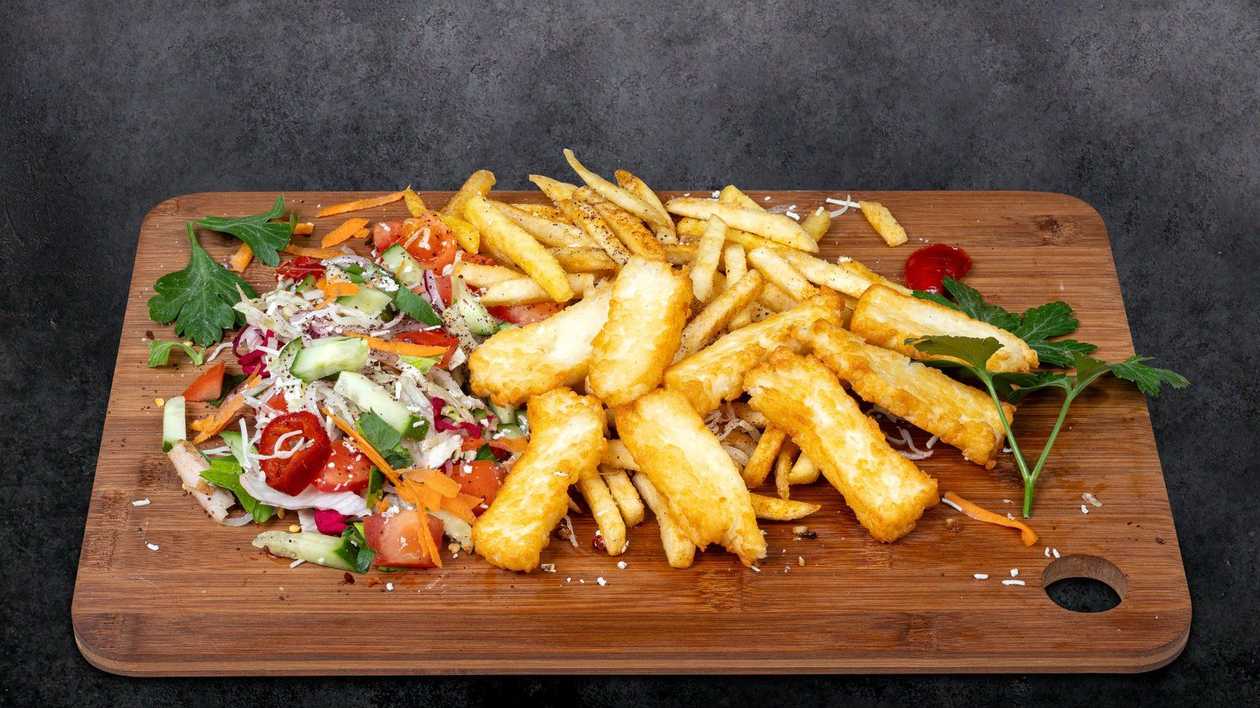 Тарелка халлуми