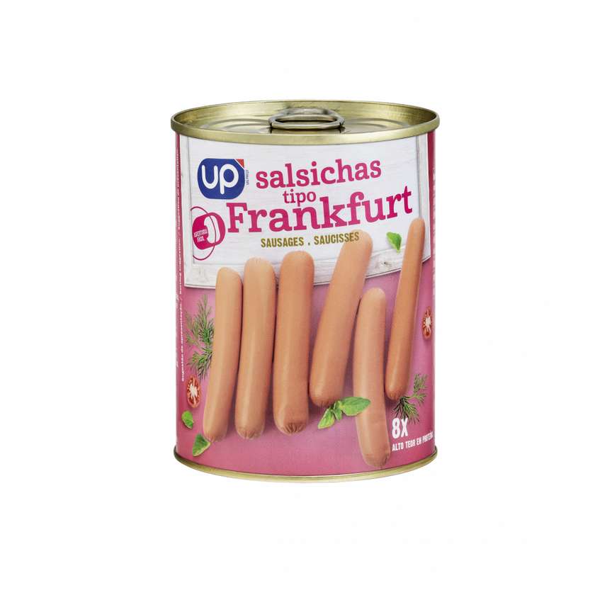 Salsicha UP Frankfurt lata 4 pares