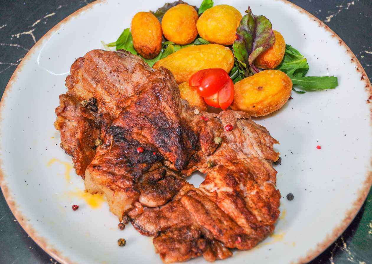Grilled pork
