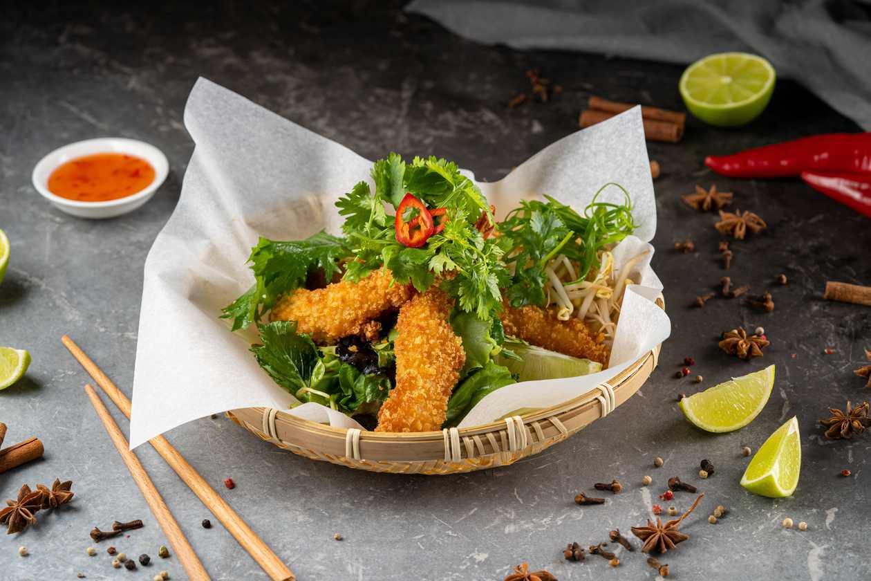 Crispy shrimp