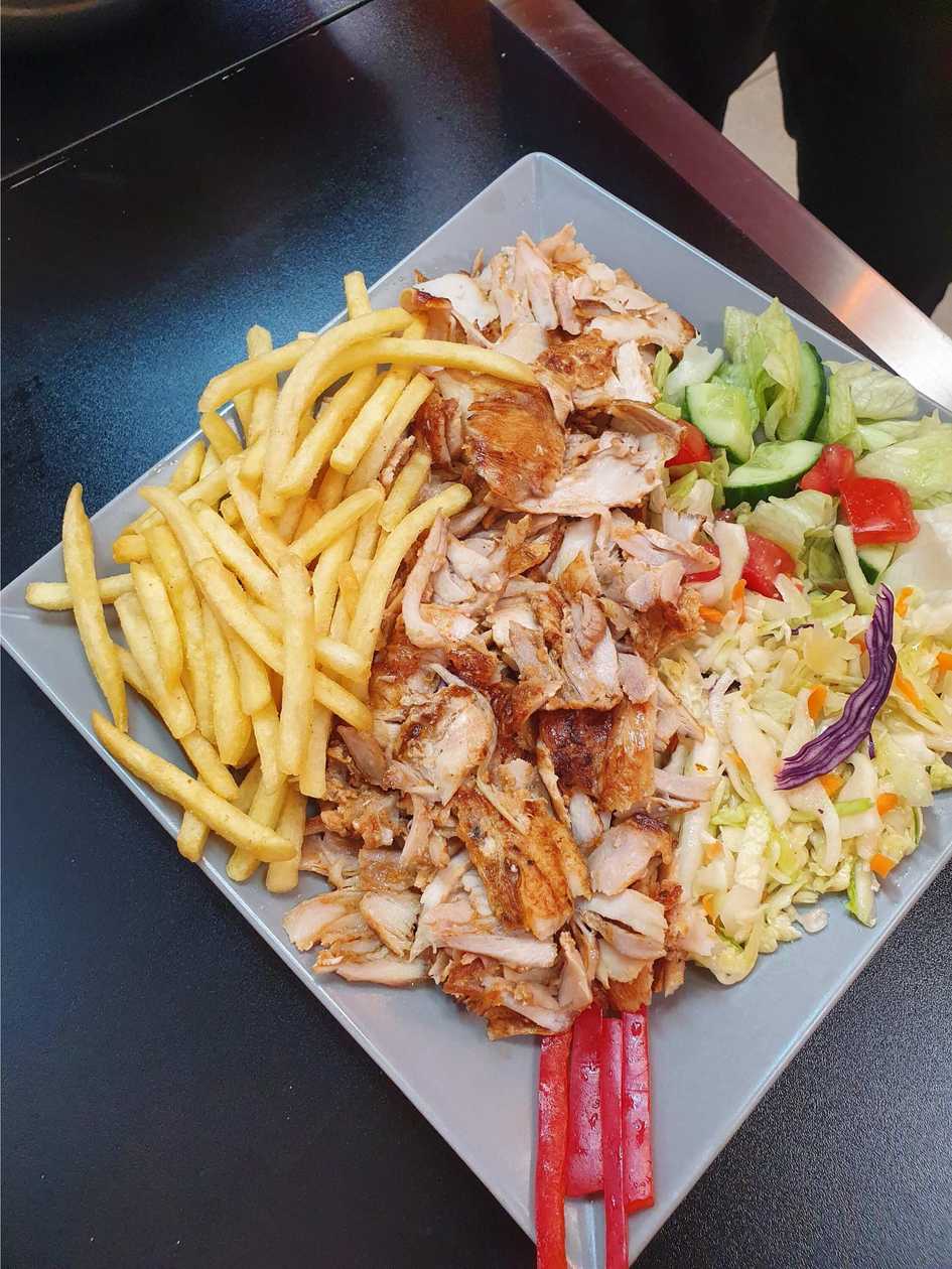 Kebab on a Plate
